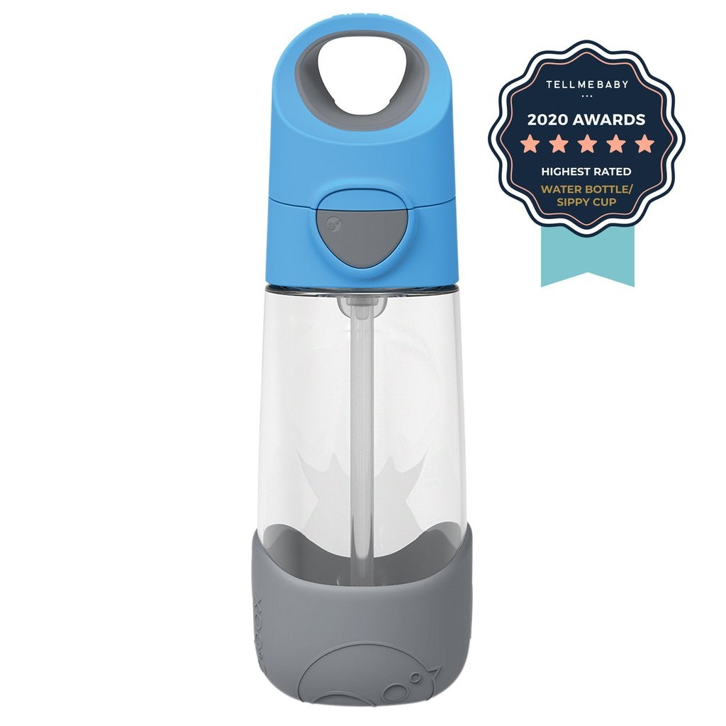 B.box Tritan Drink Bottle 450ml - Blue Slate