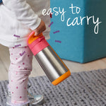 Load image into Gallery viewer, B.box 350ml Insulated Drink Bottle - Strawberry Shake
