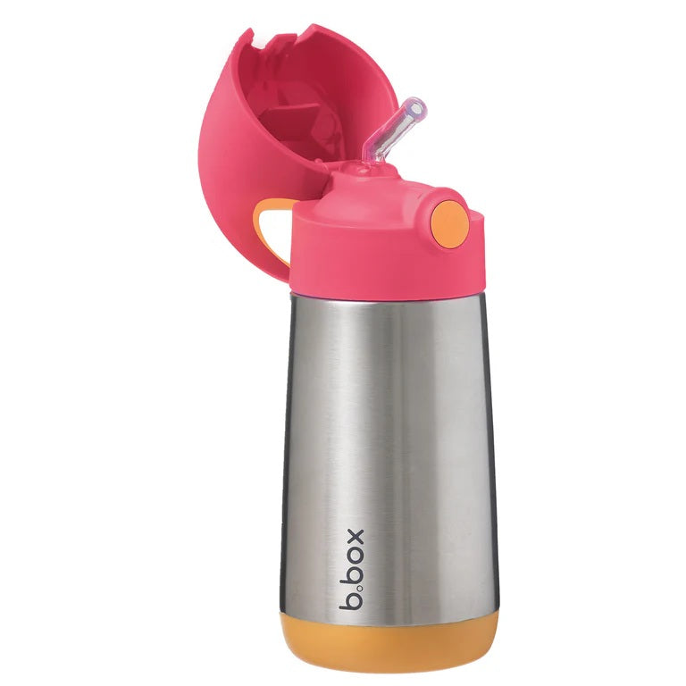 B.box 350ml Insulated Drink Bottle - Strawberry Shake