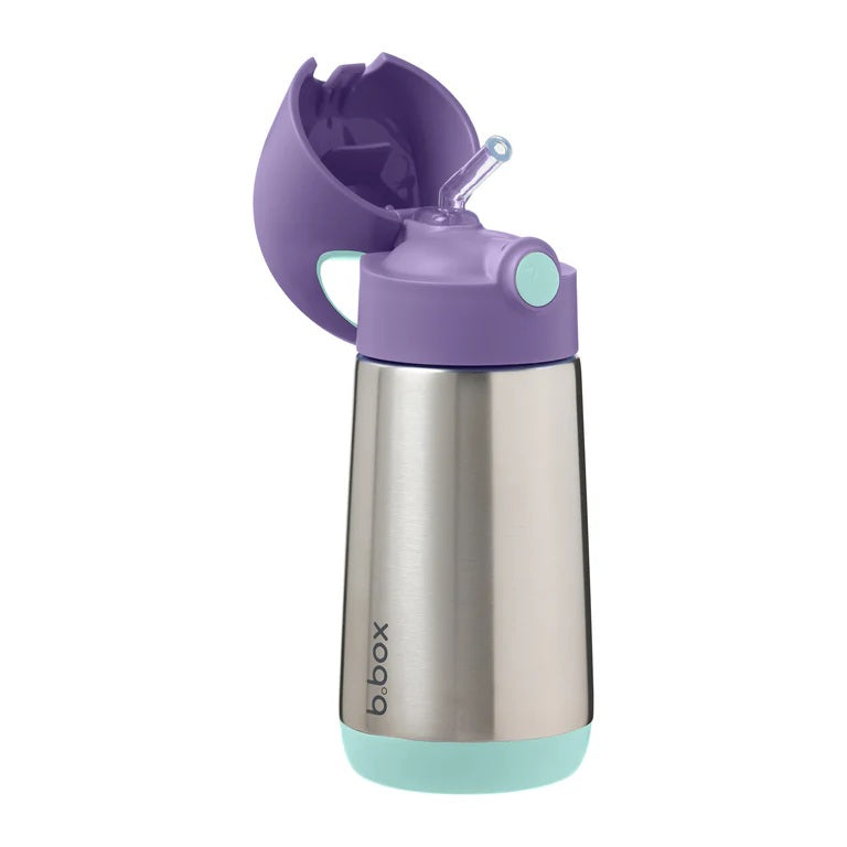 B.box 350ml Insulated Drink Bottle - Lilac Pop