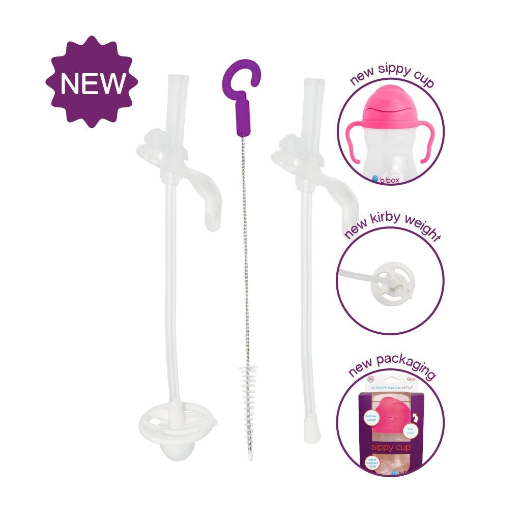 B.box Sippy Cup Replacement Straw & Cleaning Kit