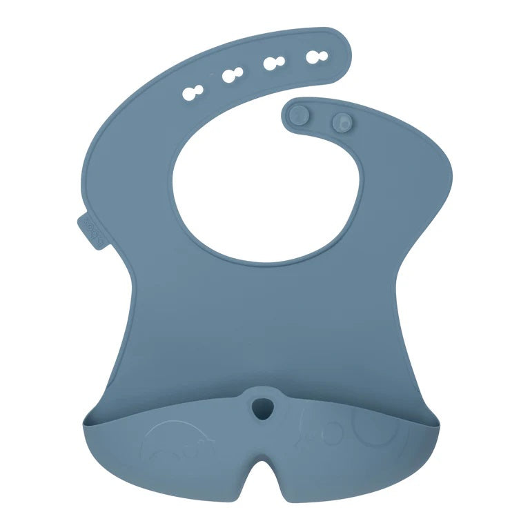 B.box Silicone Bib Lullaby Blue
