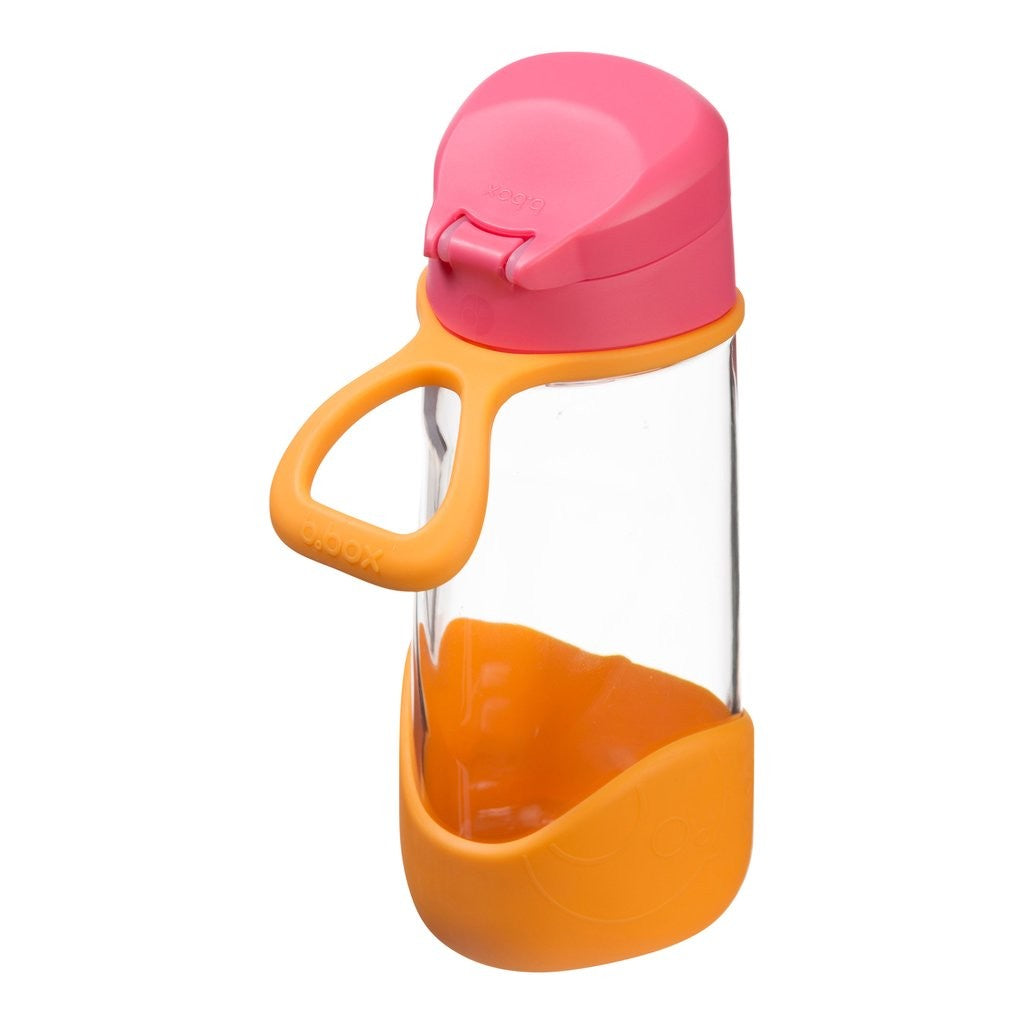 B.box Sports Spout 450ml Bottle - Strawberry Shake