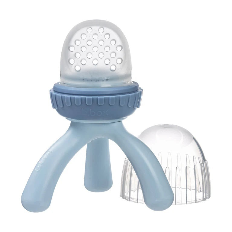B.box Silicone Fresh Food Feeder Lullaby Blue