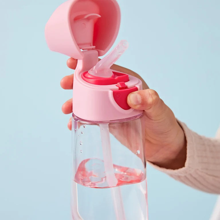 B.box Tritan Drink Bottle 600ml - Flamingo Fizz