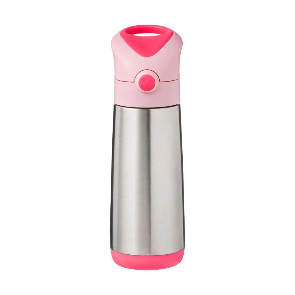 B.box Insulated Drink Bottle 500ml - Flamingo Fizz