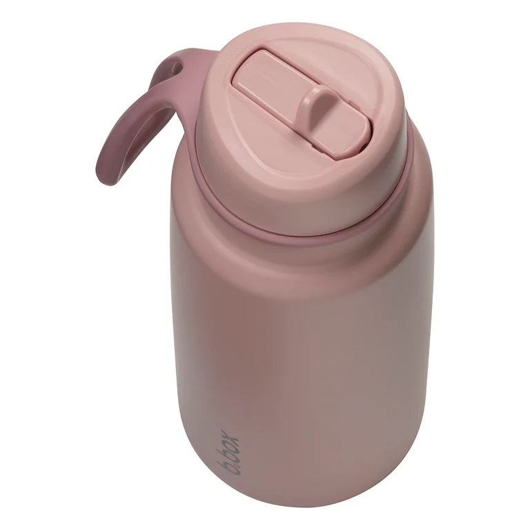 B.box 1l Insulated Flip Top Drink Bottle Berry Smoothie
