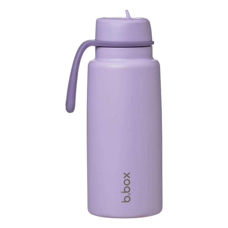 B.box Insulated Flip Top Bottle 1l - Lilac Love