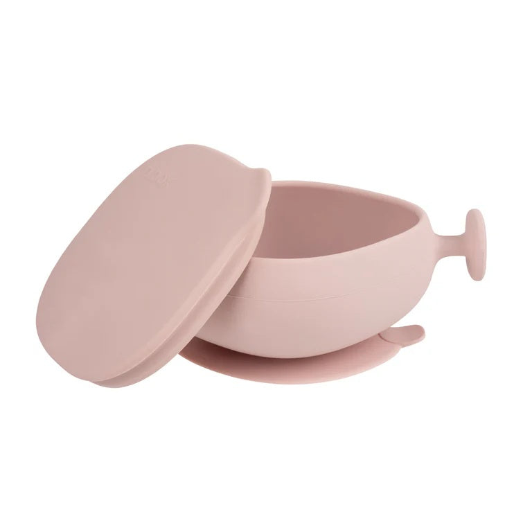 B.box Silicone Bowl + Lid - Blush