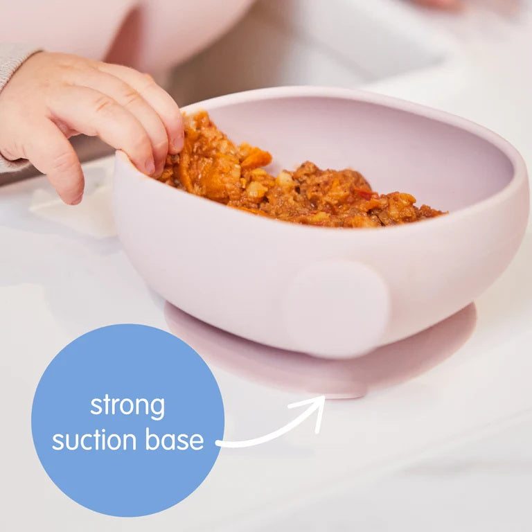 B.box Silicone Bowl + Lid - Blush