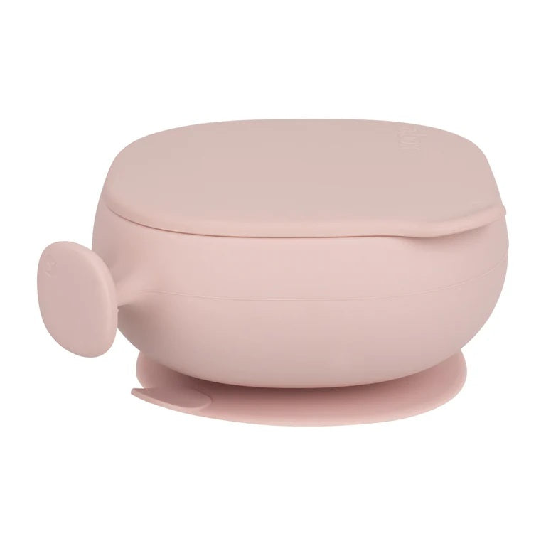 B.box Silicone Bowl + Lid - Blush