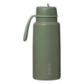 B.box 1l Insulated Flip Top Drink Bottle Olive