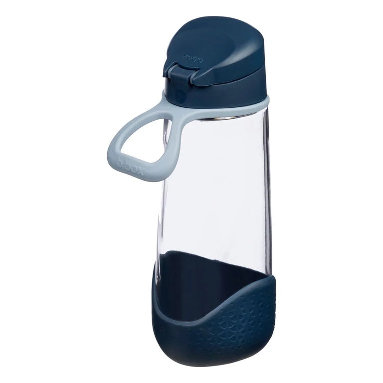 B.box Sport Spout Tritan Drink Bottle 600ml Midnight