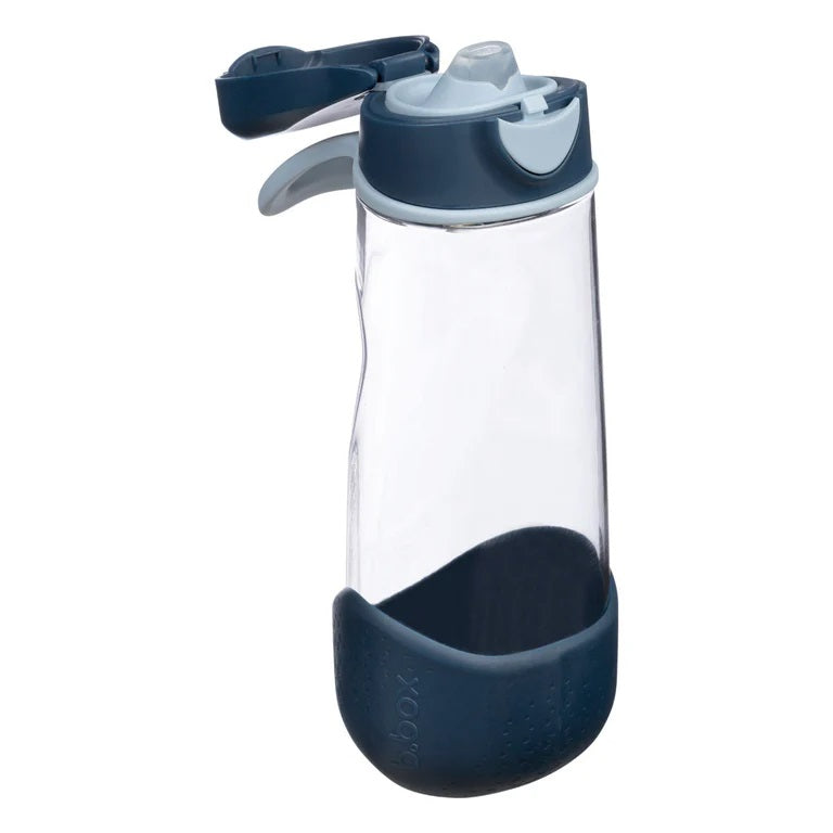 B.box Sport Spout Tritan Drink Bottle 600ml Midnight