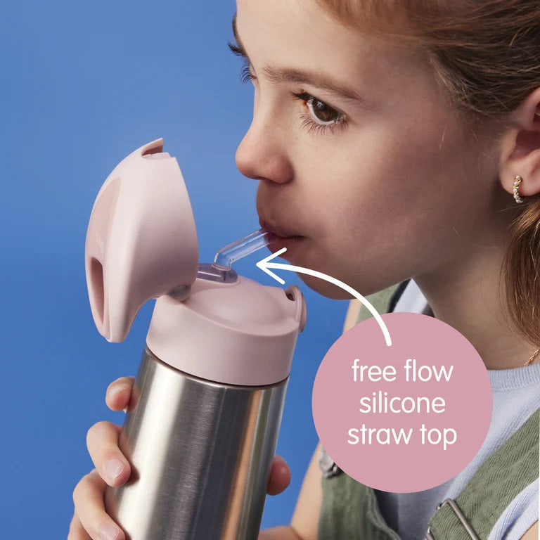 B.box Insulated Drink Bottle 500ml Blush Crush
