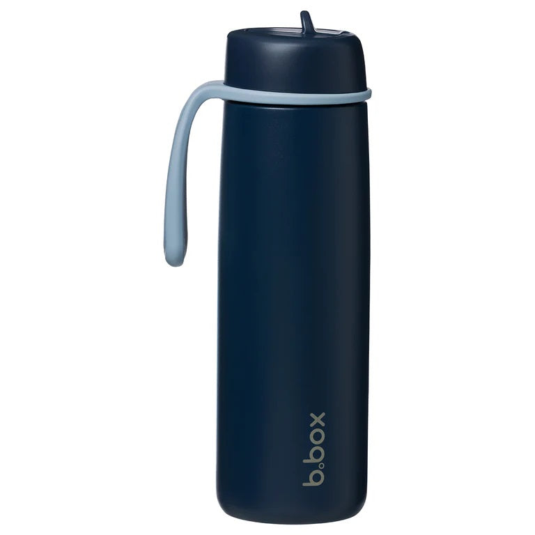 B.box 690ml Insulated Flip Top Bottle - Midnight