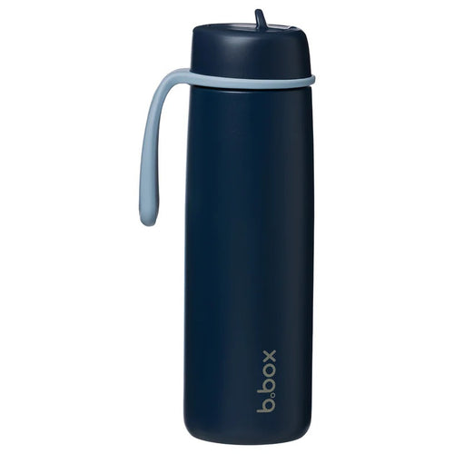 B.box 690ml Insulated Flip Top Bottle - Midnight