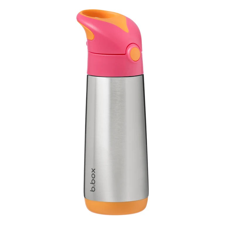 B.box Insulated Drink Bottle 500ml Strawberry Shake