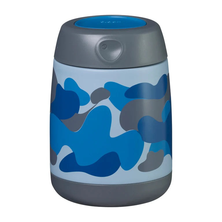 B.box Insulated Food Jar Mini - Blue Camo