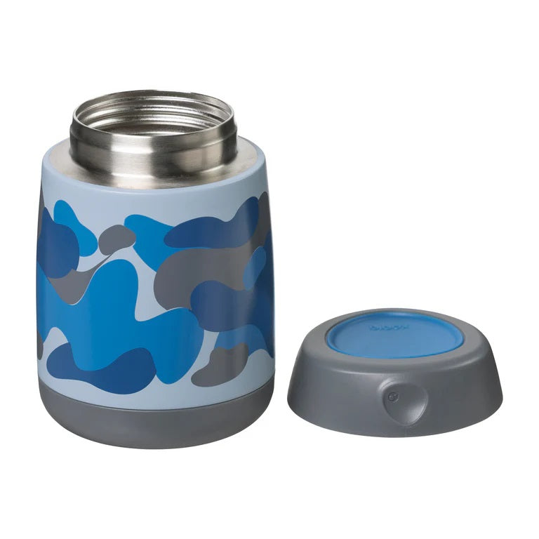 B.box Insulated Food Jar Mini - Blue Camo