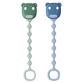 B.box Soother Clips - Sage + Ocean