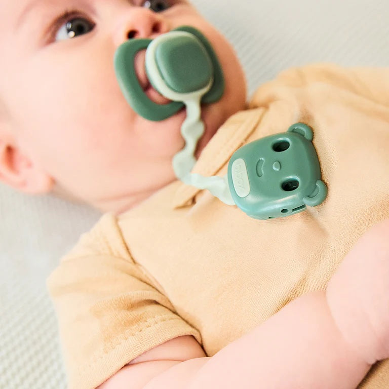 B.box Soother Clips - Sage + Ocean