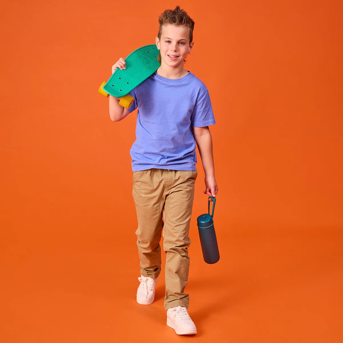 B.box 690ml Insulated Flip Top Bottle - Sea Grass