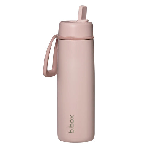 B.box 690ml Insulated Flip Top Bottle - Blush Crush