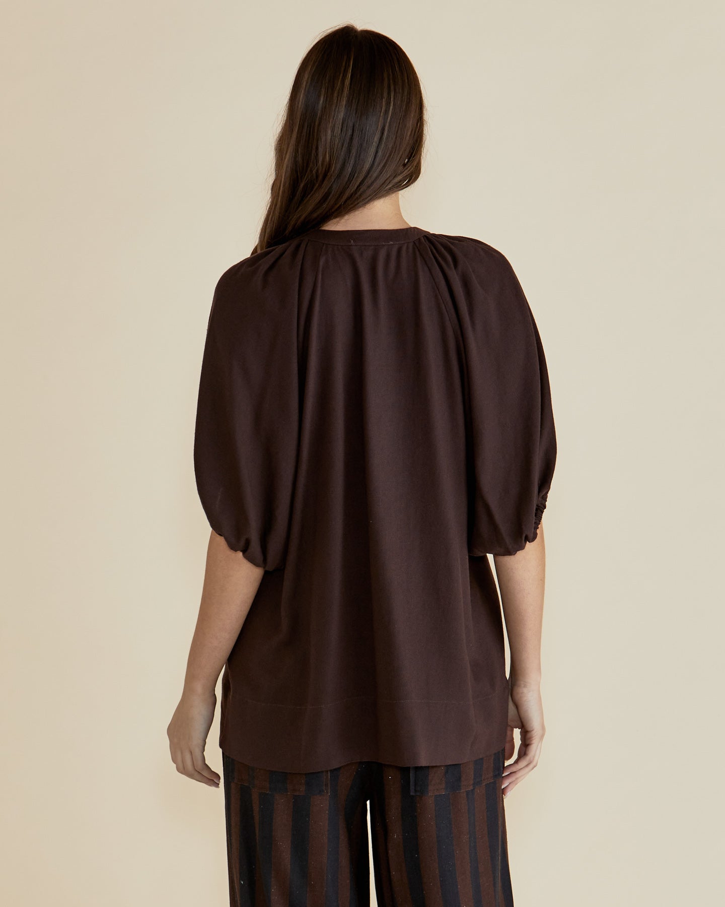 Betty Basics Asher Blouse Chocolate [sz:8]