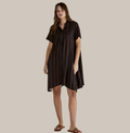 Betty Basics Jasmine Dress Chocolate Stripe *sale* [sz:8]