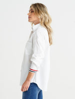 Load image into Gallery viewer, Betty Basics Saskia Shirt White
