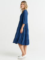 Load image into Gallery viewer, Betty Basics Janie Dress Blue Haze
