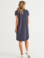 Load image into Gallery viewer, Betty Basics Maxine T-shirt Dress Coal
