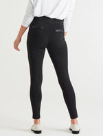 Load image into Gallery viewer, Betty Basics Gwen Mid-high Rise Stretchy Ponte Skinny Legging - Black [sz:8]
