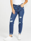 Sass Suzi Jean 78 Indigo Wash [sz:8]