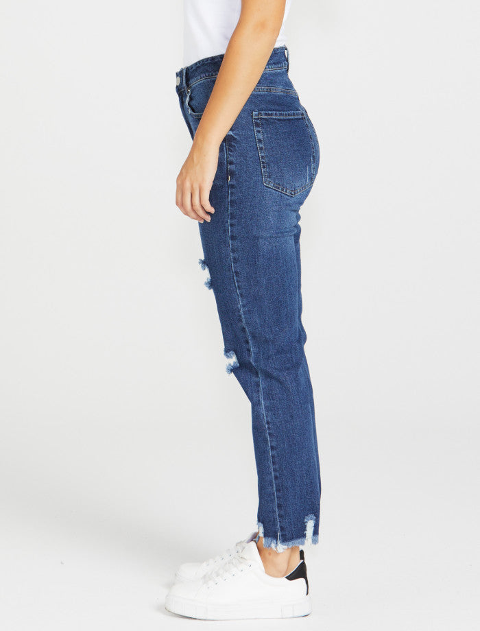 Sass Suzi Jean 78 Indigo Wash [sz:8]