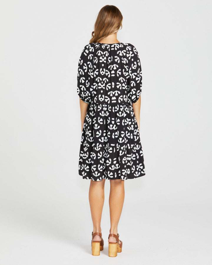 Sass Viola Dress Abstract [sz:8]