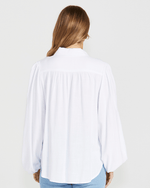 Load image into Gallery viewer, Sass Chapel Trim Shirt White [sz:8]
