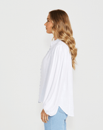 Load image into Gallery viewer, Sass Chapel Trim Shirt White [sz:8]
