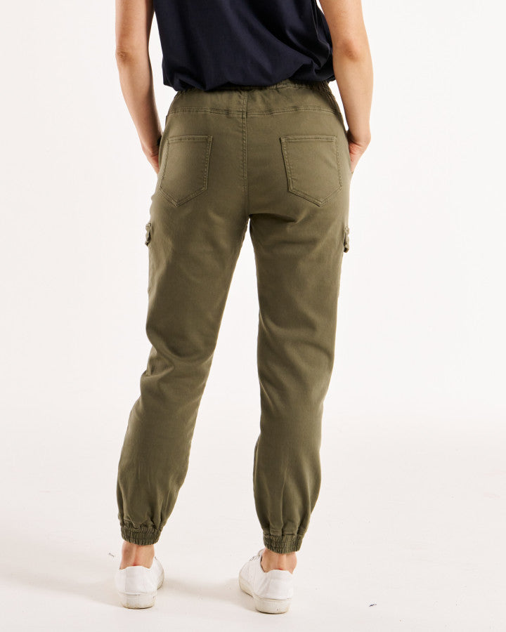 Betty Basics Connecticut Cargo Jean Khaki [sz:8]