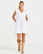 Load image into Gallery viewer, Sass Phillipa Dress - White [sz:8]
