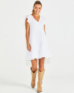 Load image into Gallery viewer, Sass Phillipa Dress - White [sz:8]
