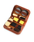 Mens Republic Shoe Shine Kit 7 Pieces In Zipper Bag