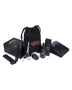 Mens Republic 6pc Beard Grooming Kit With Bag And Apron