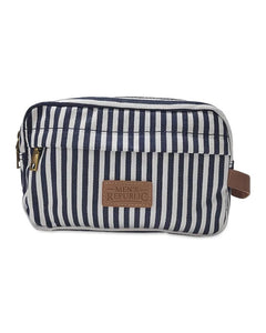 Mens Republic Canvas And Microfibre Leather Toiletry Bag