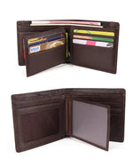 Load image into Gallery viewer, Mens Republic Leather Wallet - Coffee
