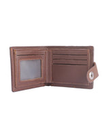 Load image into Gallery viewer, Mens Republic Watch Set With Leather Wallet - Brown
