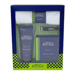 Load image into Gallery viewer, Mens Republic Grooming Kit - 4 Pcs Body Wash With Nail Clipper
