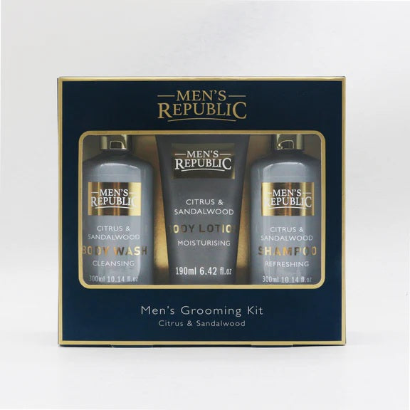 Mens Republic Cleansing Grooming Kit