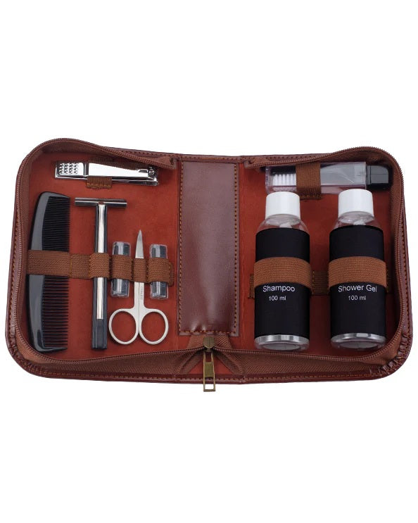 Mens Republic Men's Grooming Kit - 9 Pieces In Zipper Bag